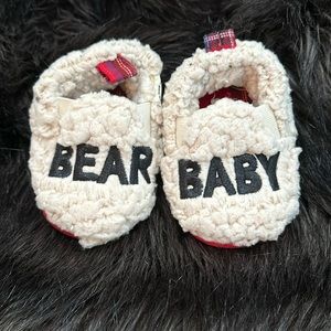 Baby bear slippers
